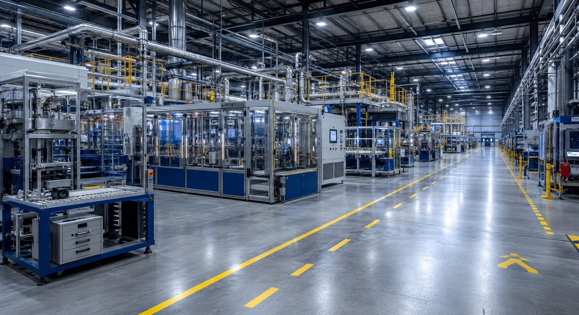 Global manufacturing facility using an integrated management system