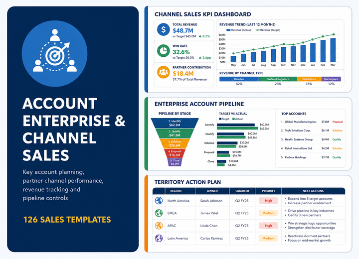 KEY ACCOUNTS, ENTERPRISE & CHANNEL SALES preview